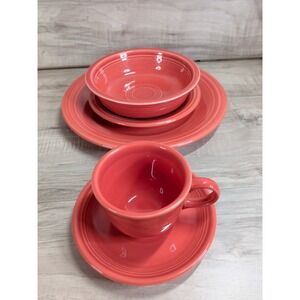 Homer Laughlin Fiestaware 5-pc Place Setting Persimmon